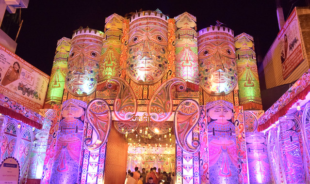 Pandal decoration and lights!