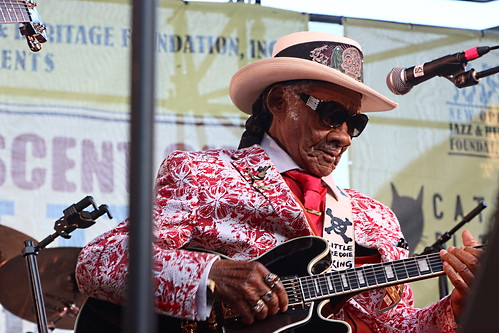 Little Freddie King at Crescent City Blues & BBQ Fest - Oct. 16, 2022. Photo by Demian Roberts.