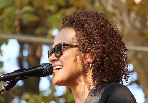 Mia Borders at Crescent City Blues & BBQ Fest - Oct. 16, 2022. Photo by Demian Roberts.