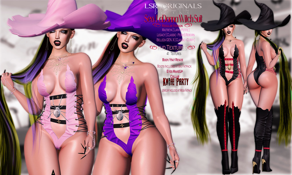 Sexy LaDonna Witch Suit Tres Chic