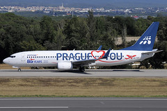 Smartwings (Prague ❤️ you) B737-8FH OK-TVF GRO 20/08/2022