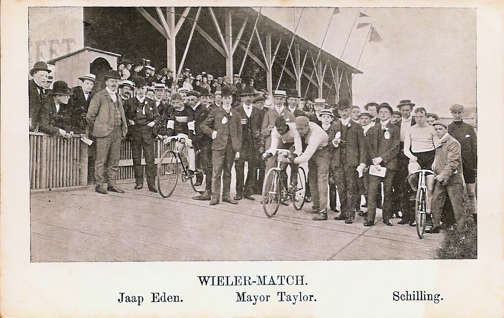 1902 - Wieler-match Eden - Taylor - Schilling in Amsterdam