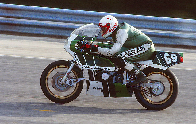 Kawasaki 750 GPZX Team Allemand. Bol d'Or 1984.