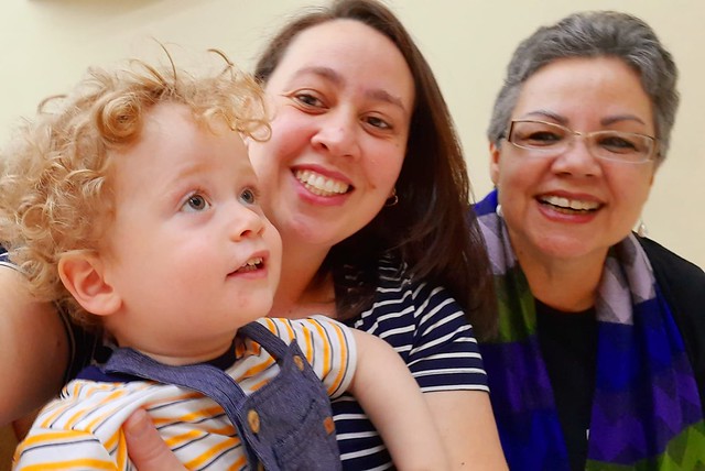 Me, my daughter and grandson Luke!