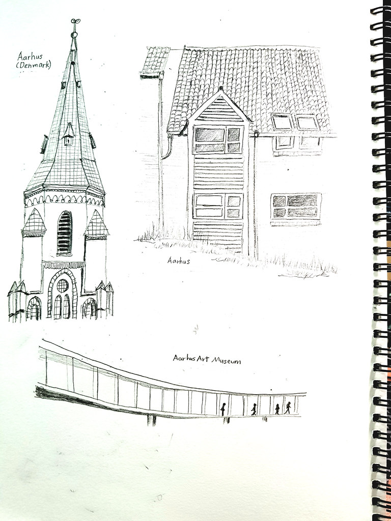 建築素描 Architectural sketches (Pencil) ...