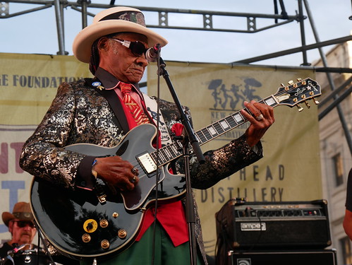 Little Freddie King at Crescent City Blues & BBQ Fest - Oct. 16, 2022. Photo by Louis Crispino.