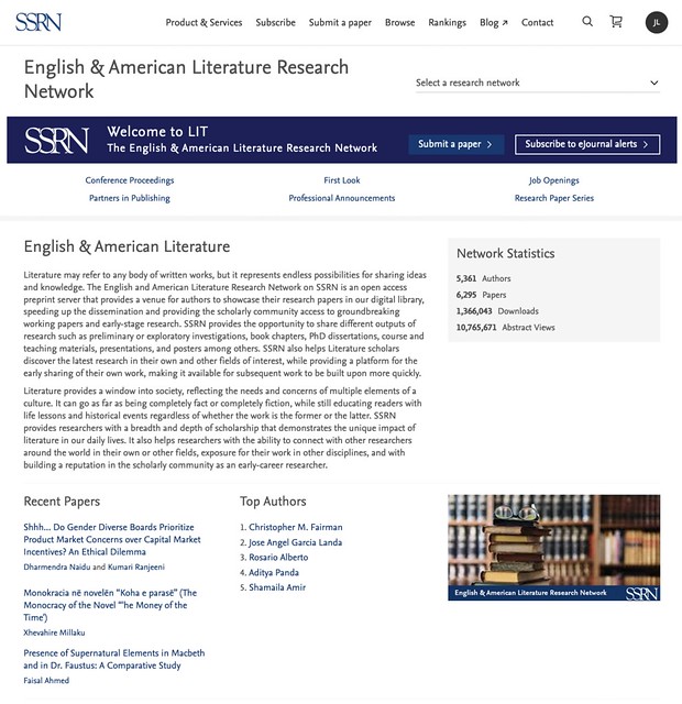 English & American Literature Research Network