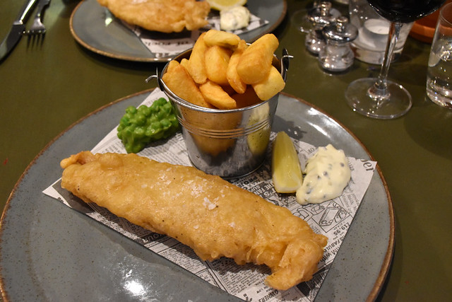 Fish and chips, Halse