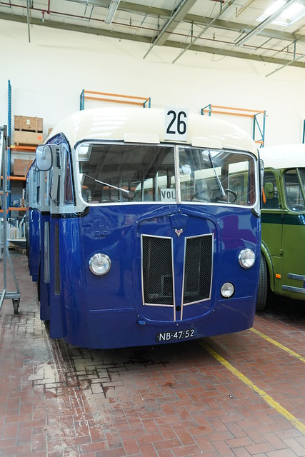 SVA Kromhout GVBA 157 met kenteken NB-47-52 in het Nederlands Transportmuseum in Nieuw-Vennep 18-10-2022