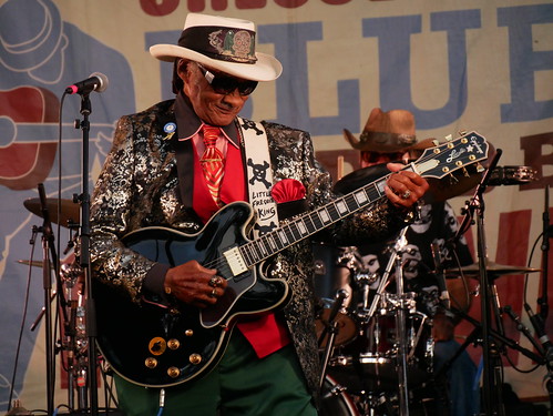 Little Freddie King at Crescent City Blues & BBQ Fest - Oct. 16, 2022. Photo by Louis Crispino.