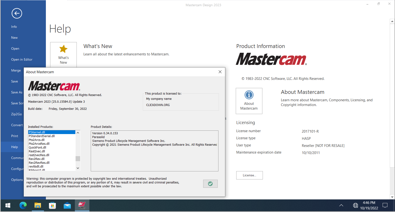 Working with Mastercam 2023 v25.0.15584.0 Update 3 full