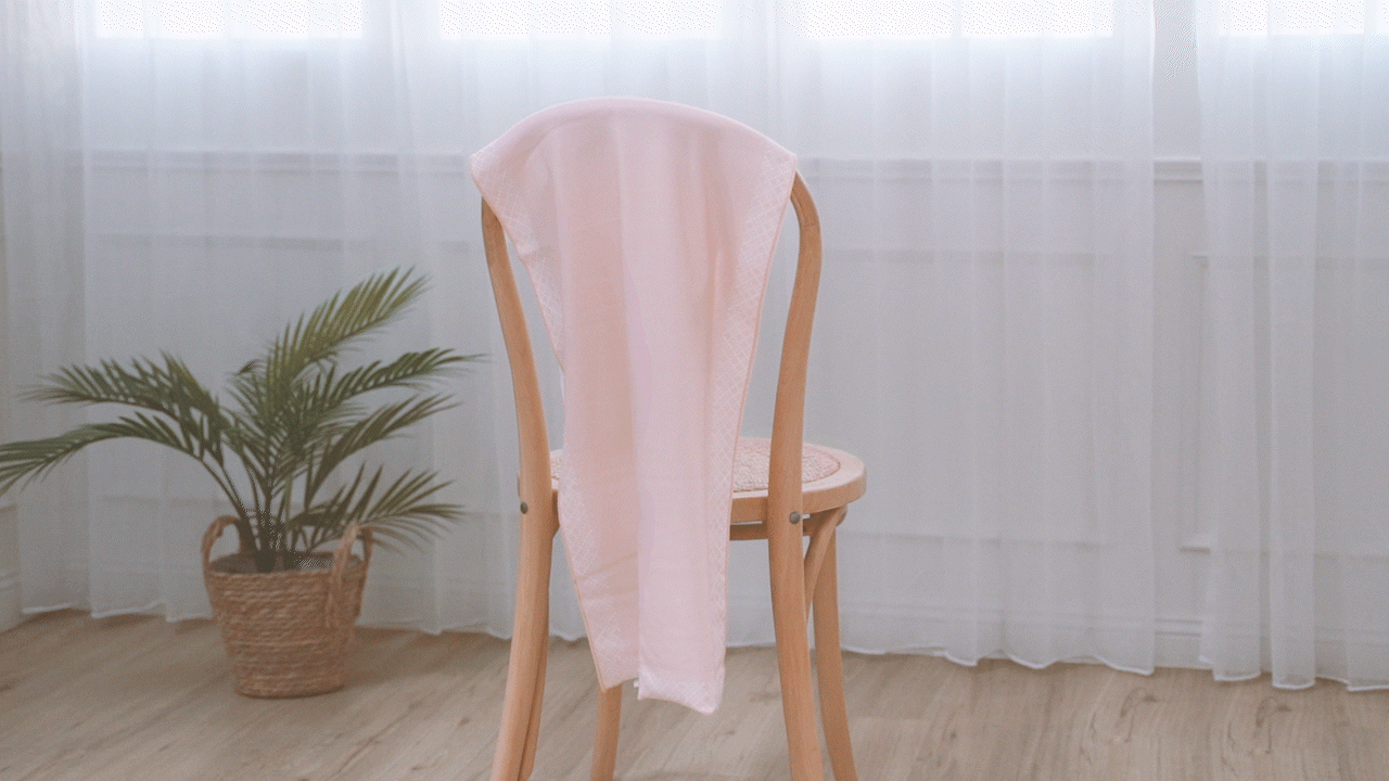 聚酯毛巾 粉紅色 - Holdme 發巾巾_世界第一款自黏髮巾巾