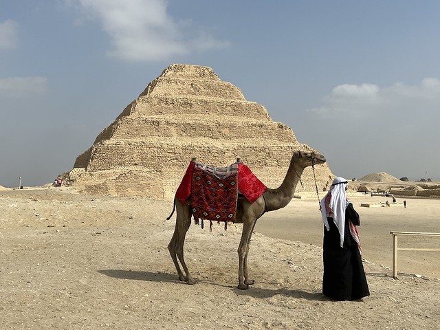 Pirámide escalonada de Zoser en Saqqara (Egipto), a 30 kilómetros al sur de El Cairo