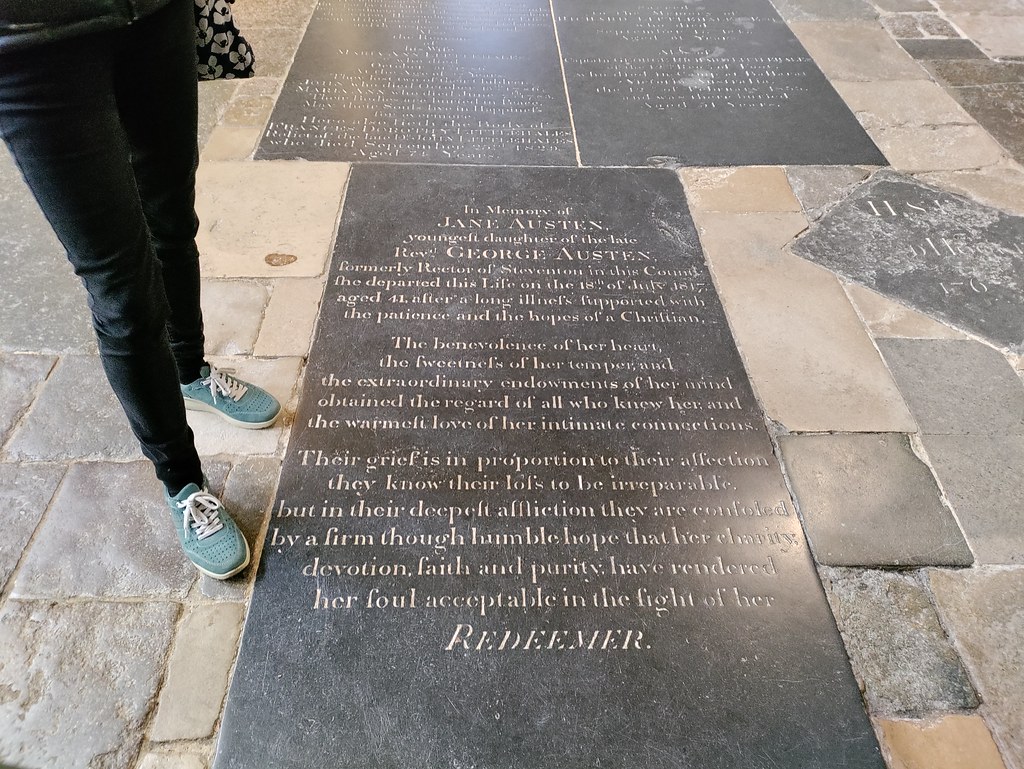 Grave of Jane Austen, Winchester Cathedral