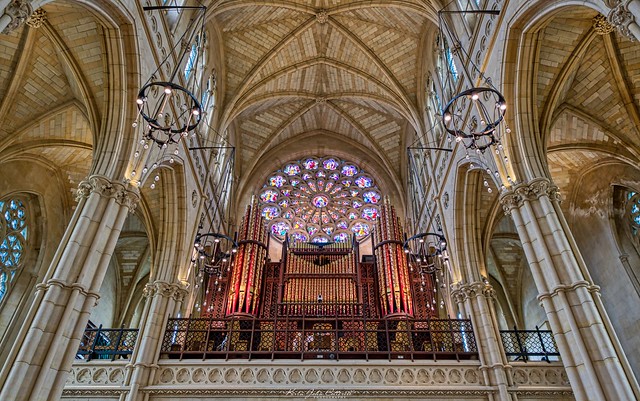 Arundel Cathedral, Organ & West Window