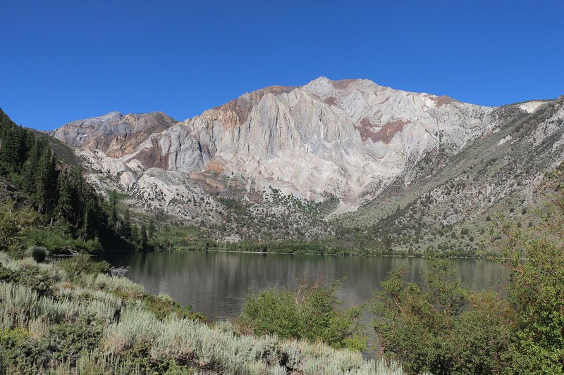 Convict Lake and Laurel Mountain from the fisherman's loop trail