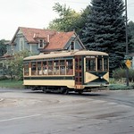 1986  048 FORT COLLINS -- visiting Colorado&#039;s last streetcar line in 1986.