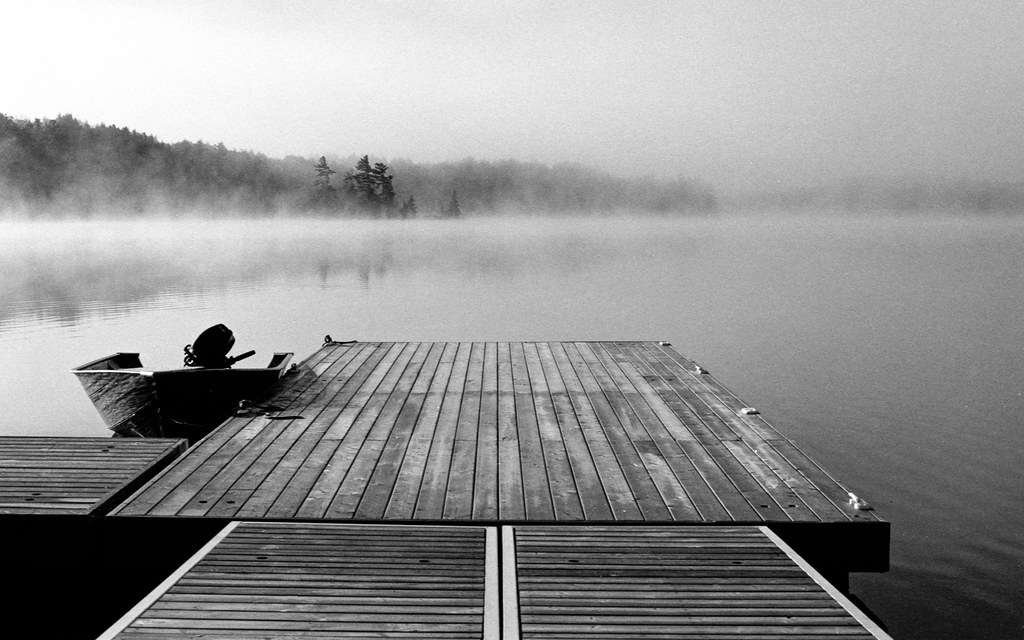 Bella Lake Mist At the Dock