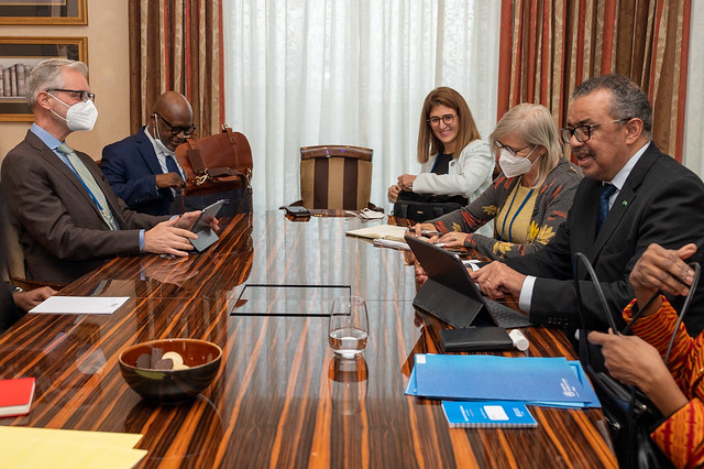 Bilateral meeting with Tedros Adhanom Ghebreyesus