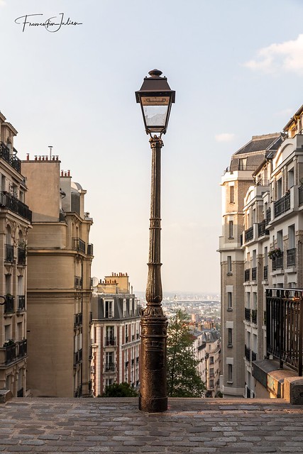 Lampadaire de Montmartre, Paris