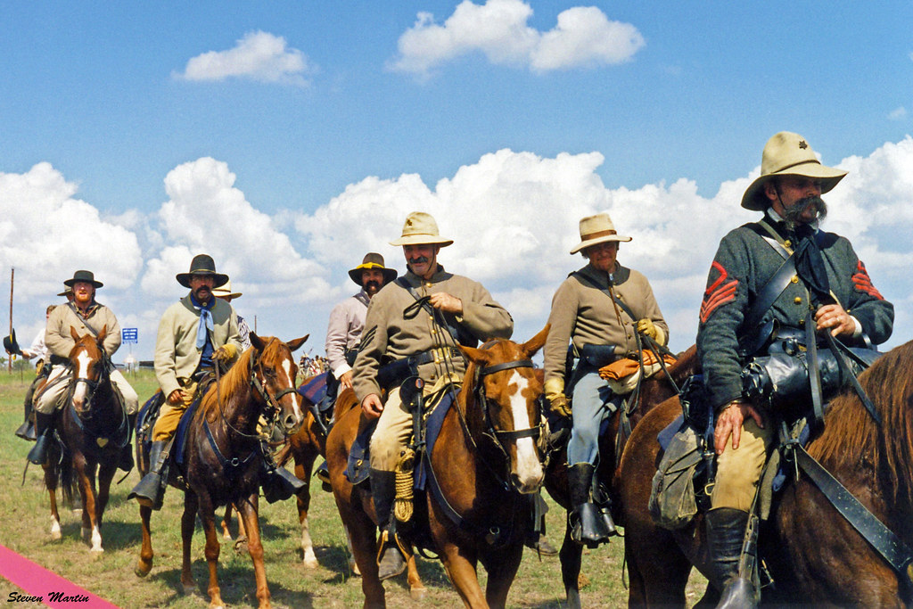 Confederate Cavalry, Civil War Reenactment, 1998