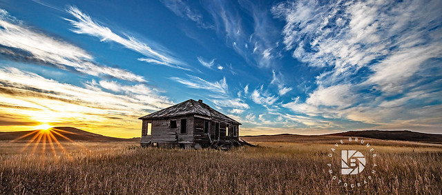 Abandoned House on the Prairie-PANO-#684
