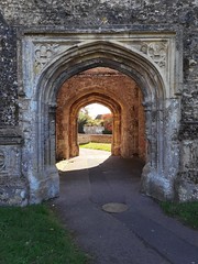view through the processional way