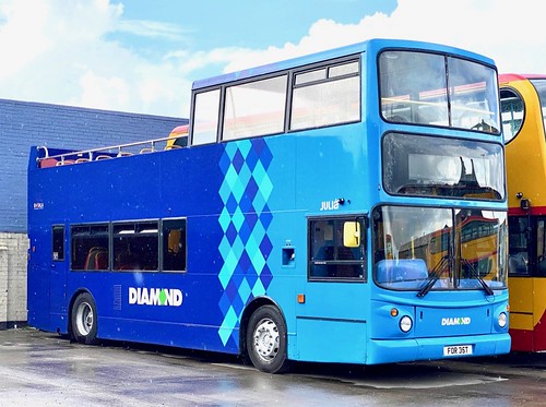 FOR 35T ‘Diamond Buses’ No. 40100, Julia. Dennis Trident / Alexander ALX400 on Dennis Basford’s railsroadsrunways.blogspot.co.uk’