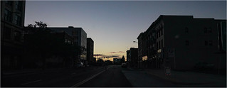 Early morning downtown Spokane.