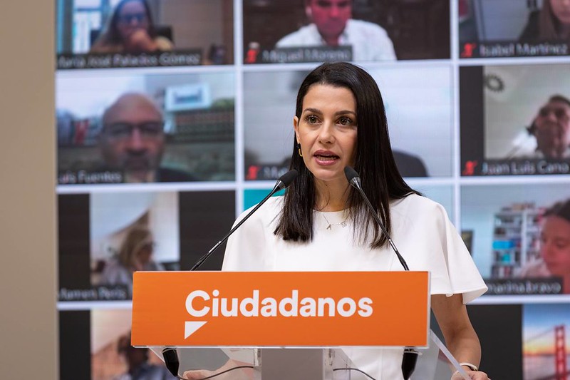 FOTOGRAFÍA. MADRID (ESPAÑA), 21.10.2022. La presidente de Ciutadans Partit de la Ciutadanía Ciudadanos (Cs), Inés Arrimadas García. Ñ Pueblo (1)