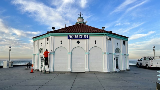 New coat of paint on the Roundhouse