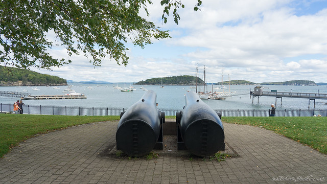 Canons, cannons, Bar Harbor, Maine, USA - 01441
