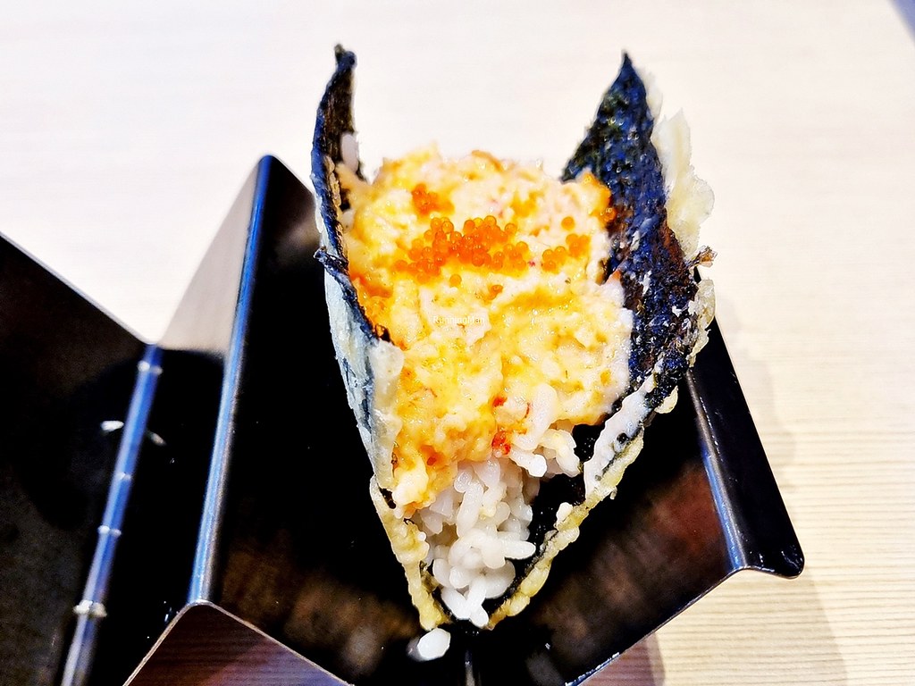 Sushi Takosu Robusuta Sarada / Lobster Salad Sushi Taco