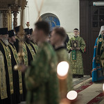 22 октября 2022, Всенощное бдение накануне дня памяти прп. Амвросия Оптинского в Воскресенском кафедральном соборе (Тверь)