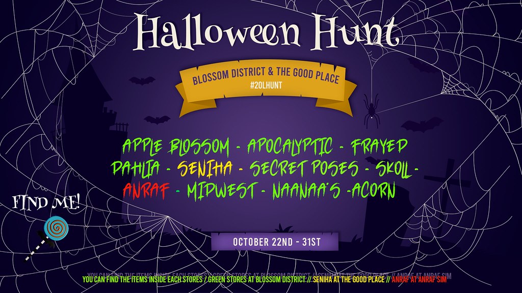 Halloween Hunt – Blossom District – The Good Place – Anraf