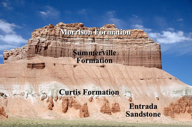 Wild Rocks Utah Jurassic sedimentary rocks (Wild Horse Butte, near Goblin Valley, Utah ...