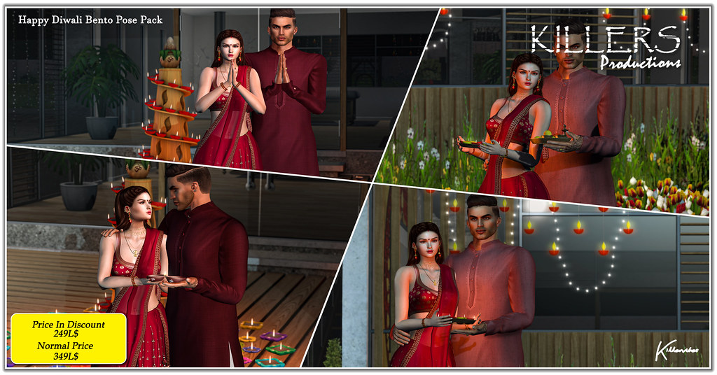 "Killer's" Happy Diwali Couple Pose Pack on Discount @ Inworld Store Starts from 23rd October