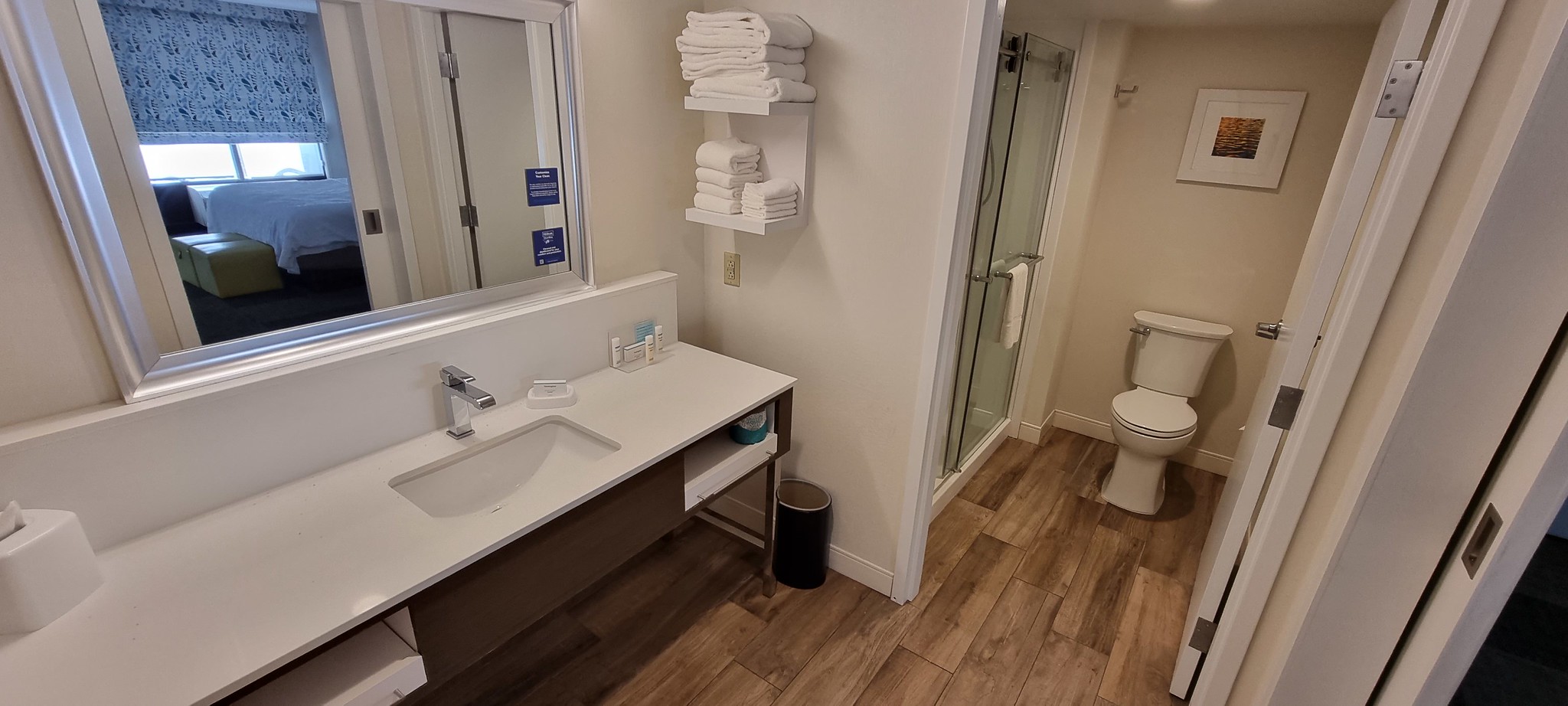 Nice facilities in our room at the Hampton Inn & Suites at Lake Havasu City