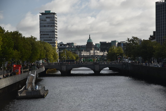 View Up the Liffey