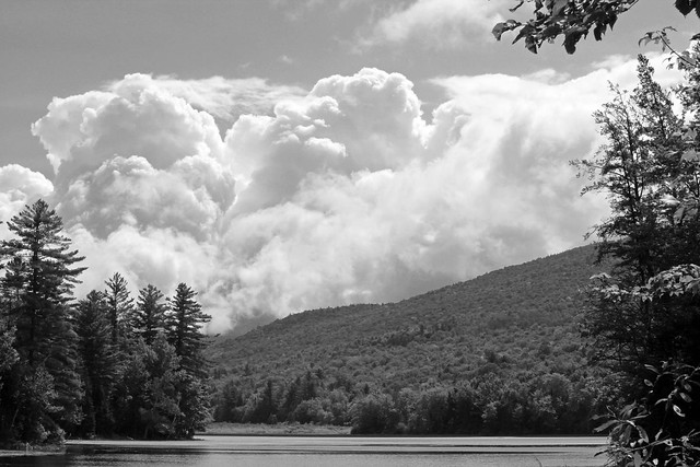 Interesting cloud formation seen at Lefforts Pond