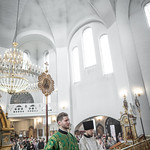 23 октября 2022, Божественная литургия в день памяти прп. Амвросия Оптинского в Воскресенском кафедральном соборе (Тверь)