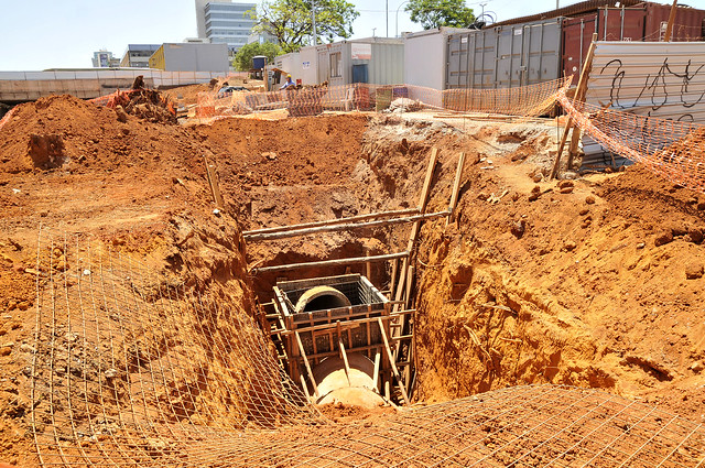 Poços permitem manutenção na rede de drenagem do Túnel de Taguatinga