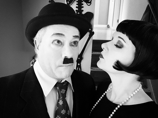 Charlie Chaplin + Louise Brooks