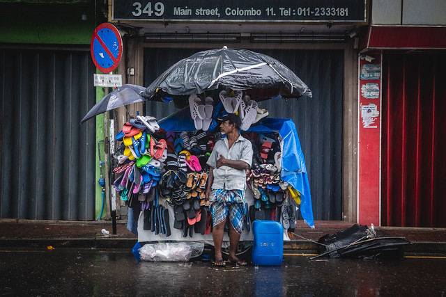 Raining in Colombo