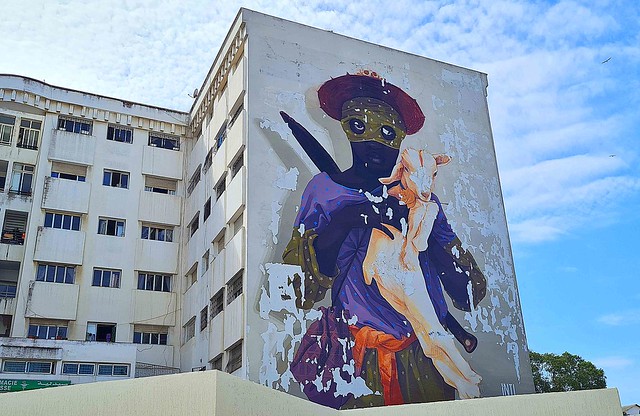 Rabat 2022.10.11. Mural 8.3 - Artist INTI, Chile