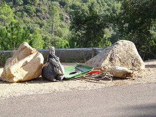 Déchets collectés sur la route Taddu Russu - Bruscaghju