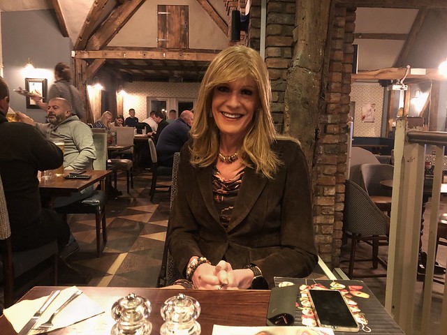 Enjoying Dinner with Deb's at Greene King Pub & Grill (Caldecotte, Milton Keynes) on Sat eve after watching our MK Dons lose (yet again) on Sat.