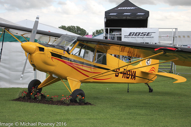 G-ROVA - 2016 build Aviat A-1B Husky, displayed at Sywell during Aero Expo 2016