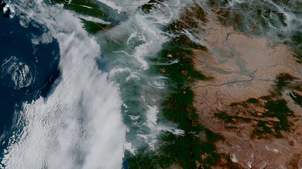 Wildfires Erupt in the Pacific Northwest