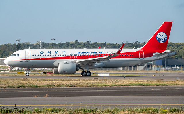 F-WWTK / B-323L Airbus A320-271N Sichuan Airlines s/n 10188 * Toulouse Blagnac 2021 *